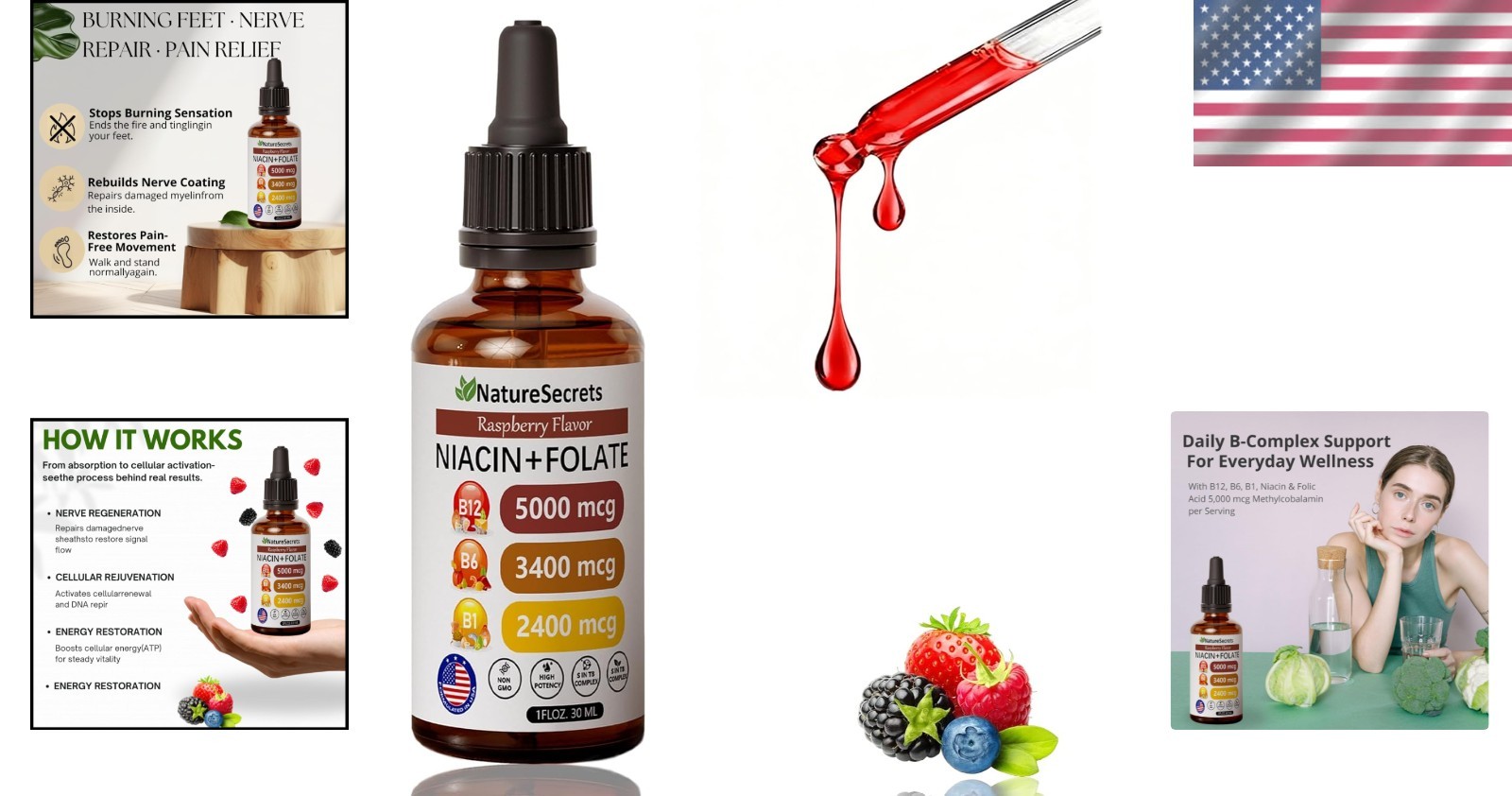 Vitality Boost with NatureSecrets B12 Liquid Drops – Convenient Daily Formula