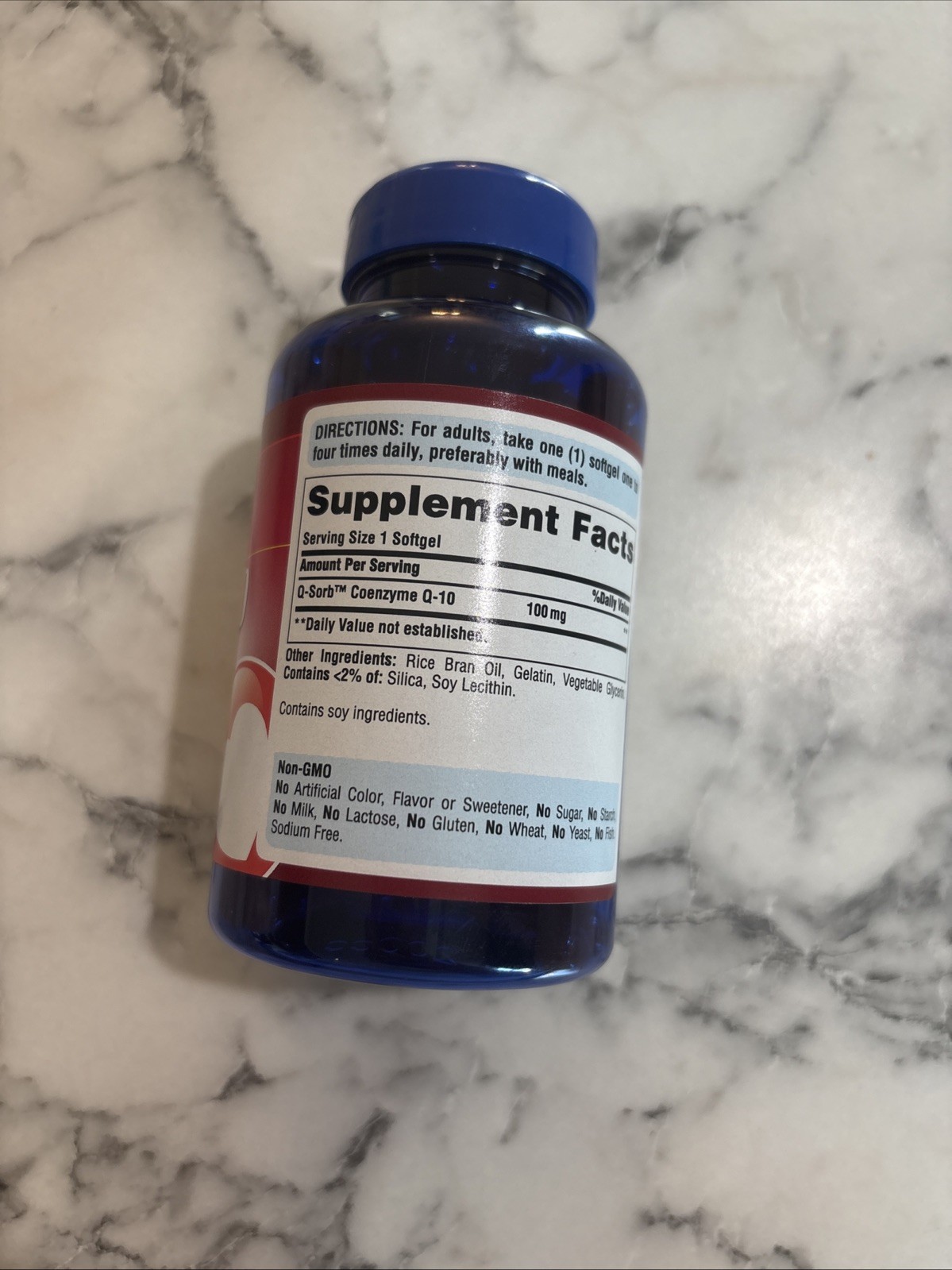 Puritan’s Pride Q-sorb Co Q-10 100mg Rapid Release Softgels -240 Count Exp 07/27