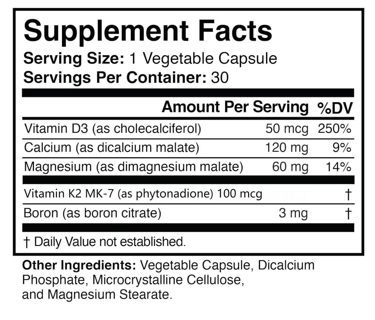 Bone Support Dietary Supplement 30Count pack of 5，EXP 2027