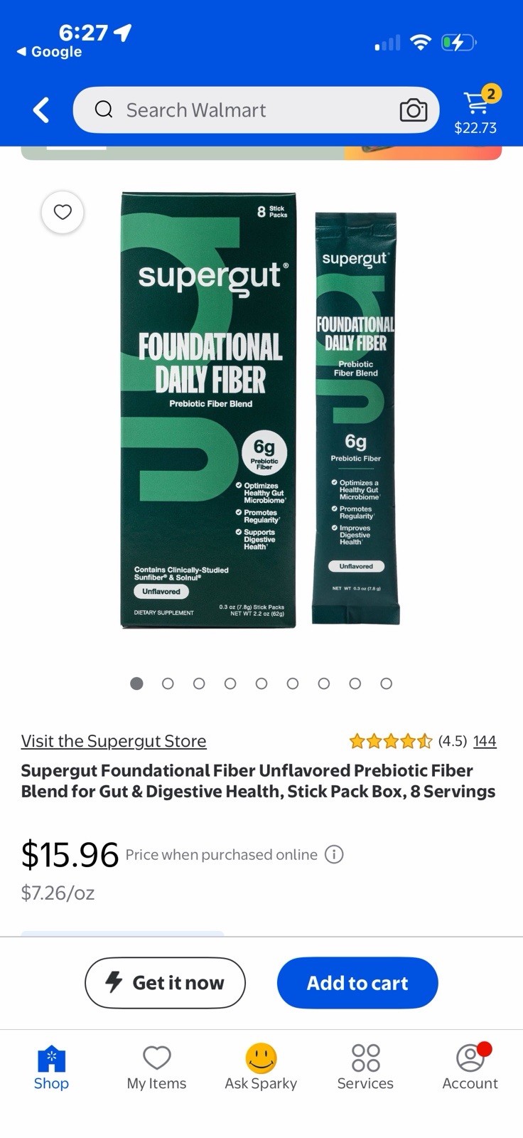 Nbpure & Supergut Daily Prebiotic Fiber Powder Digestion And Appetite Support