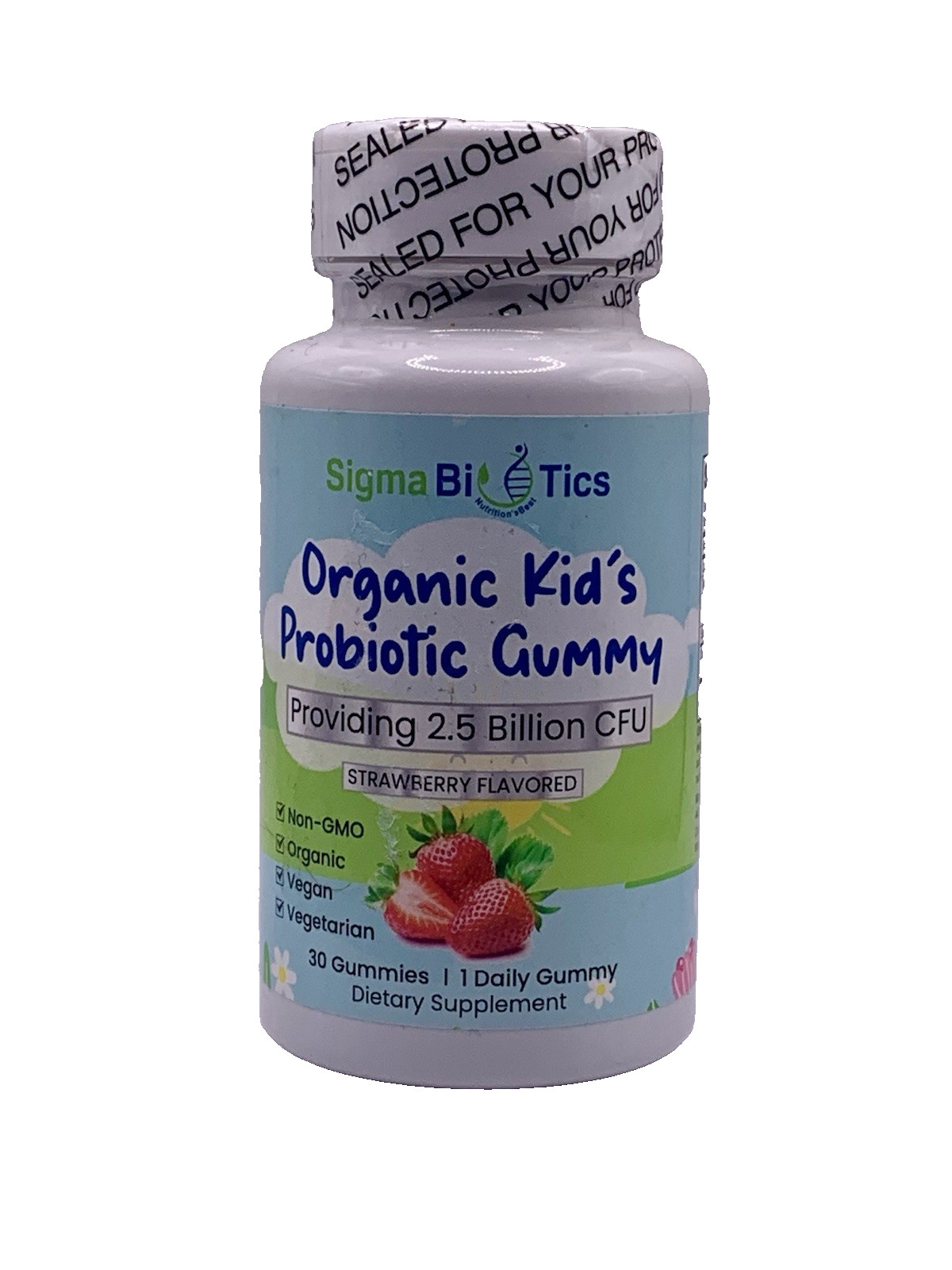 Organic Probiotic Gummies for Kids ~ Bacillus Subtilis ~ Digestive Support