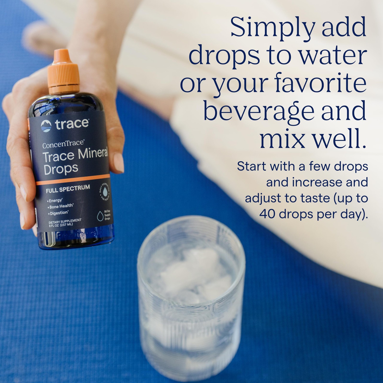 Trace Mineral Drops 8 fl oz Liquid 8 Ounce (Pack of 1), Color.value