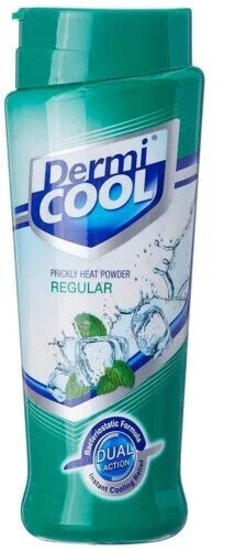 Dermi Cool Prickly Heat Regular Powder Keep Body Cool 150 gm + Free Shipping