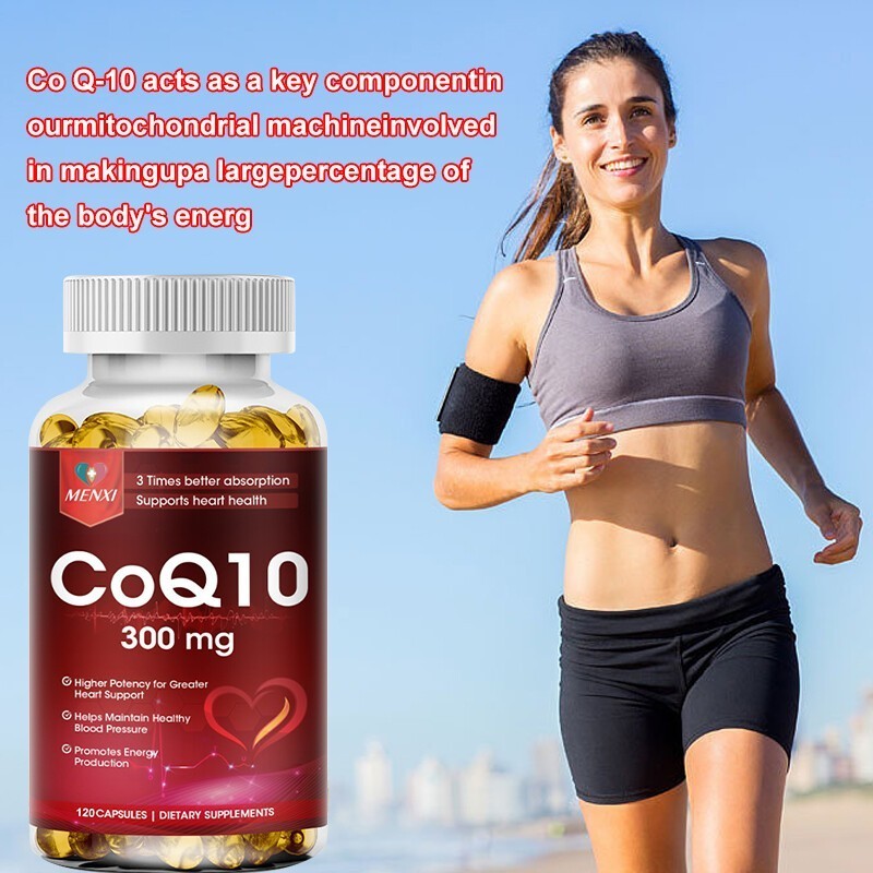 CoQ 10 Coenzyme Q10 Vegan Softgel 300mg Cardiovascular Heart Health 120 Capsules