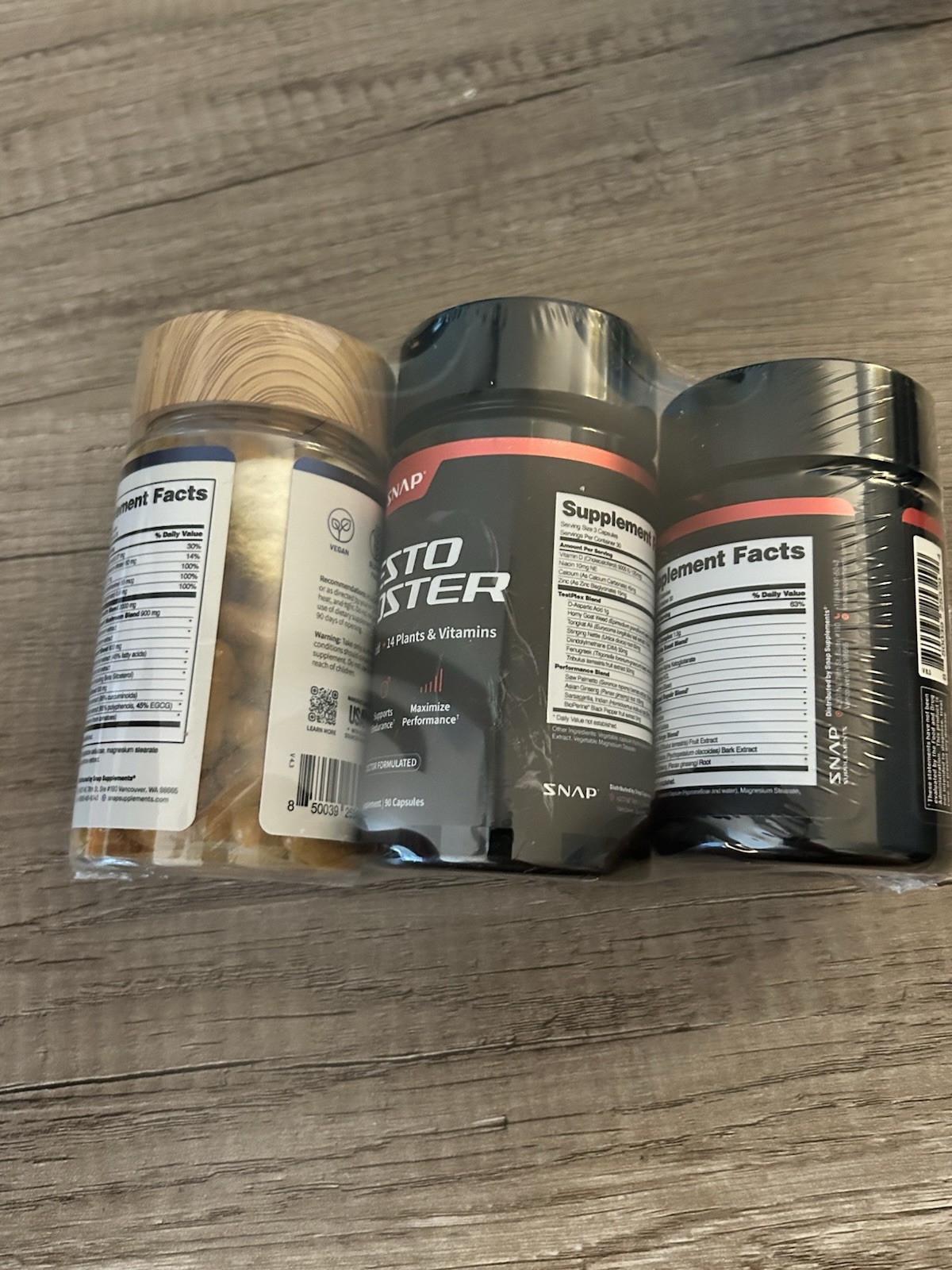 Snap Nitric Oxide Booster Supplement Proststae and Test Support