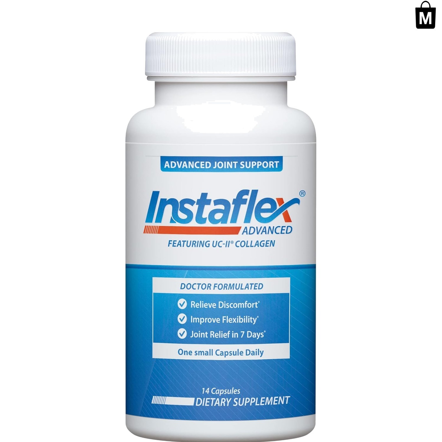 Joint Discomfort Support Supplement – Relief in 7 Days, 14 Count Formula