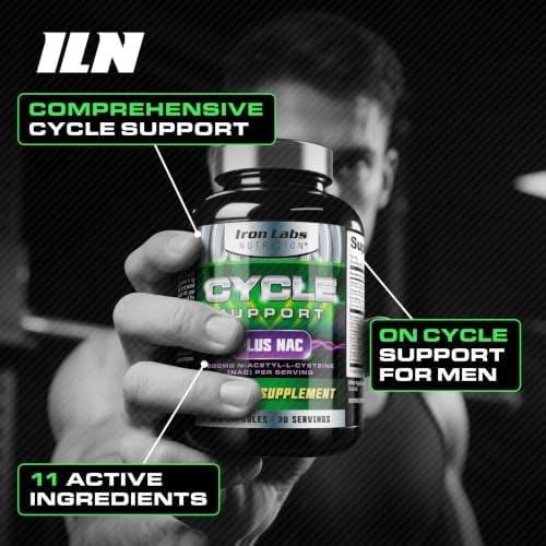 Cycle Support Plus NAC – Cycle Support Supplements for Men – 120 Capsules