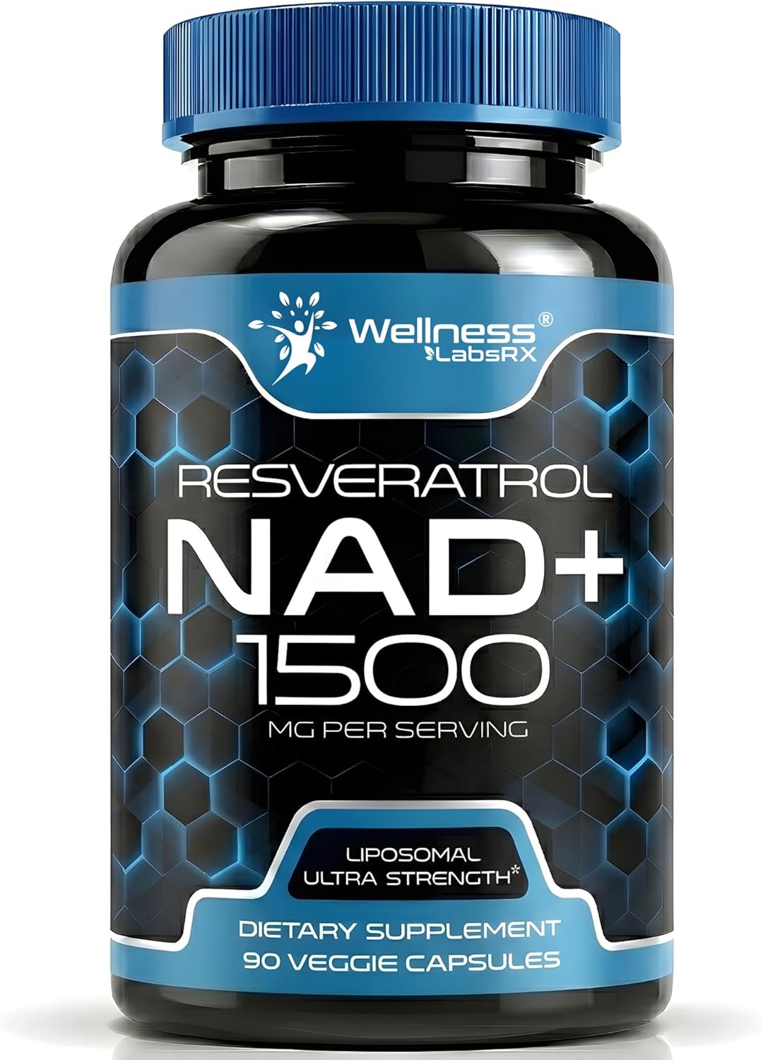 Wellness LABSRX Liposomal NAD Supplement, 1500Mg – NAD Resveratrol Supplement fo