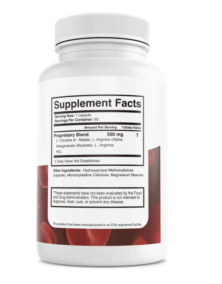 1 Pack Blood Pril Health Support Dietary Supplement 60 Capsules Free Ship