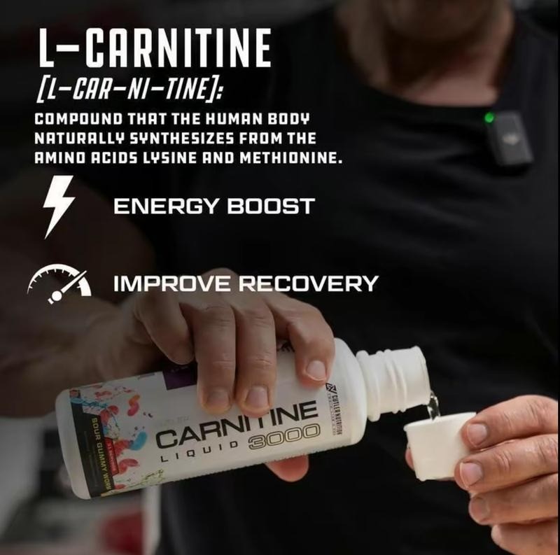 Cutler Nutrition Liquid Carnitine 3000mg Flavor* Energy and Metabolism peach for