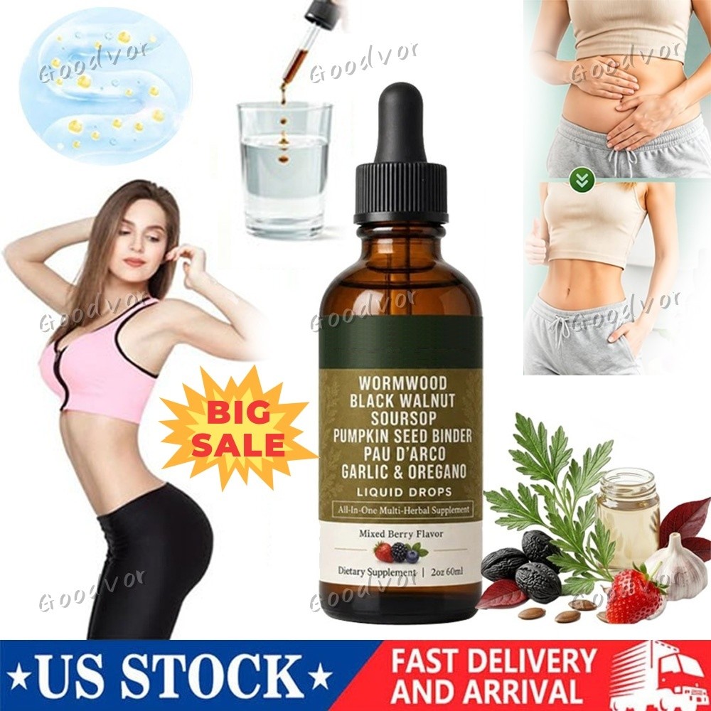 LUMVELLE Wild Harvested Wormwood Herbal Liquid Botanical Supplement Drops 1-5pcs
