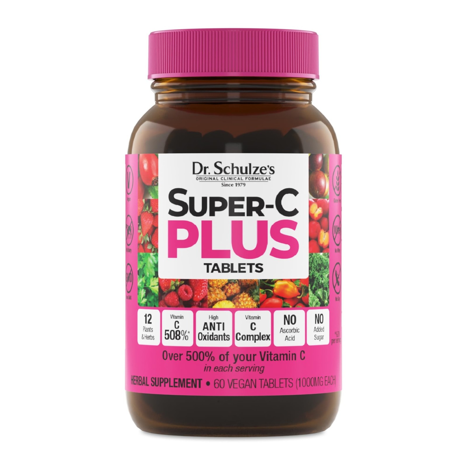 Dr. Schulze’s | Super-C Plus | Vitamin C Complex | Clinical Herbal … Fast Ship
