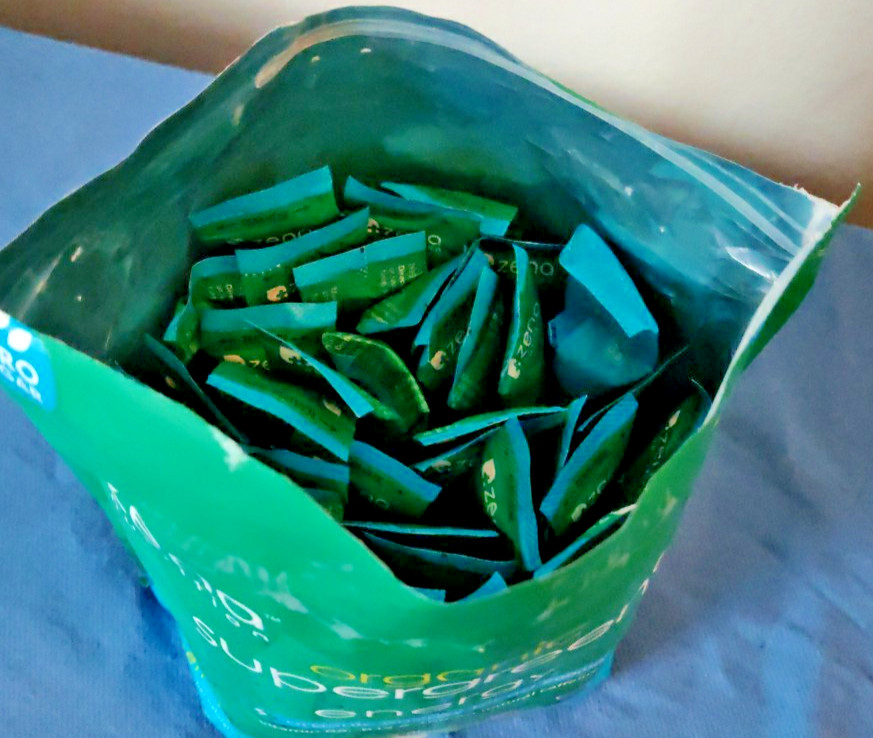 Zena Organic Supergreens Plus Energy Apple 45 Stick Exp: 7/2027 – Open Bag