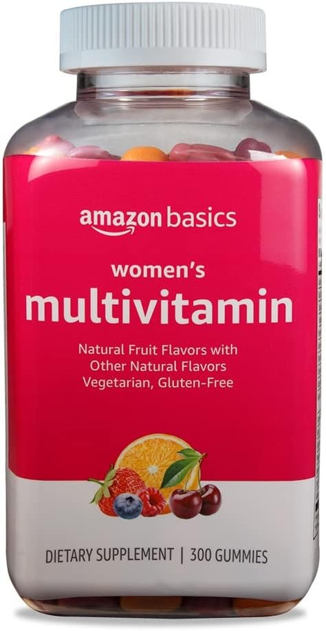 Amazon Basics Women’s Multivitamin, 300 Gummies (150 300 Count (Pack of 1)