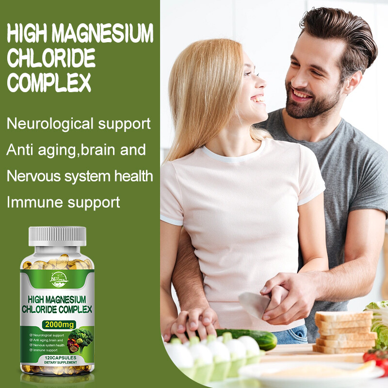 Magnesium Citrate Capsules-2000mg of Magnesium Citrate & Oxide 10/60/120 Caps