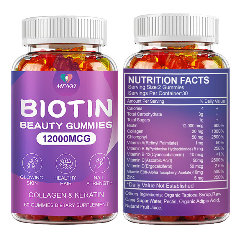 Hair Growth Accelerator Gummies Hair Growth Skin Nails Health Vitamins For Women