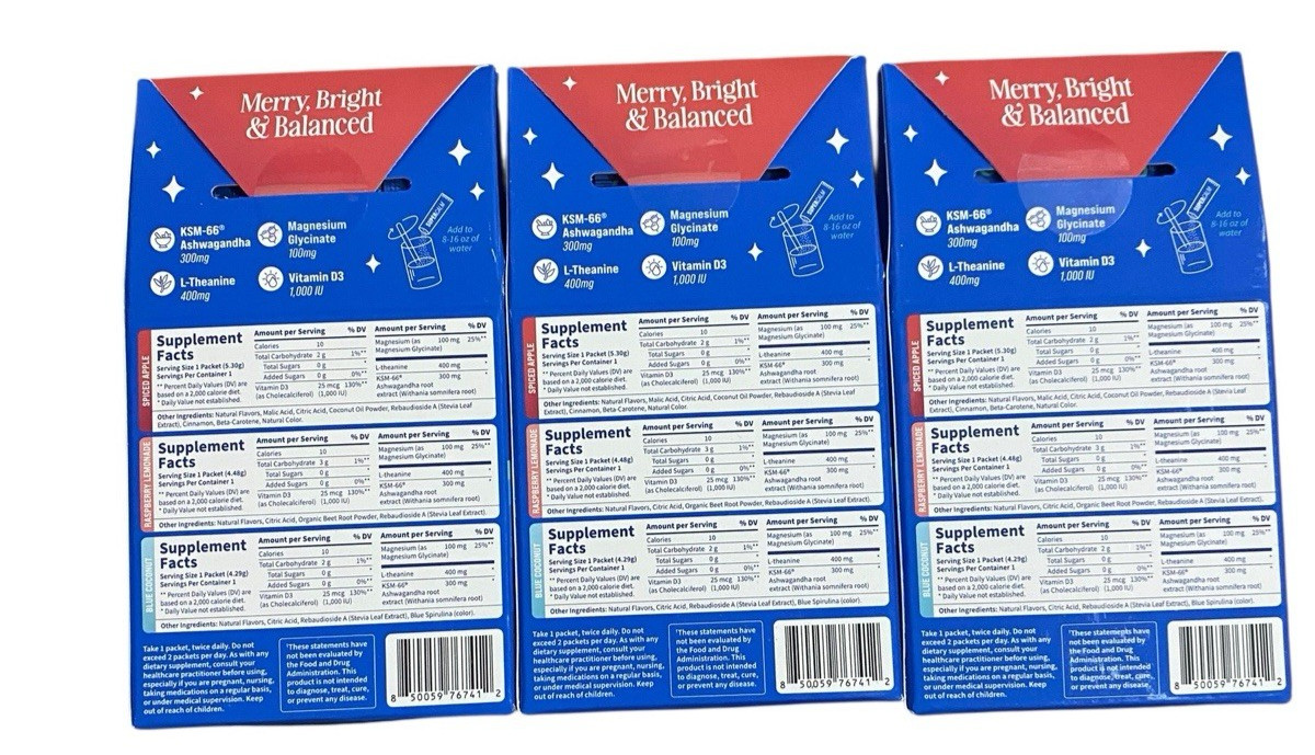 Nello All Is Calm SuperCalm Holiday Pack Lot of 3 Boxes NEW