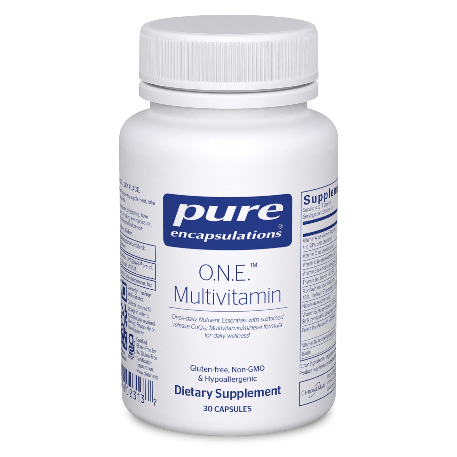 Pure Encapsulations O.N.E. Multivitamin – Once Daily 30 Count (Pack of 1)