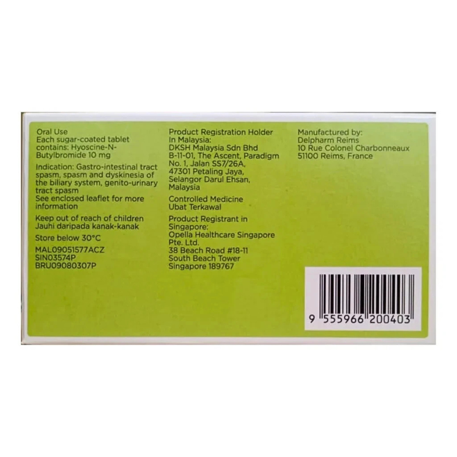 10mg 100 tablets Irritable Stomach Discomfort Cramps Pain Relief