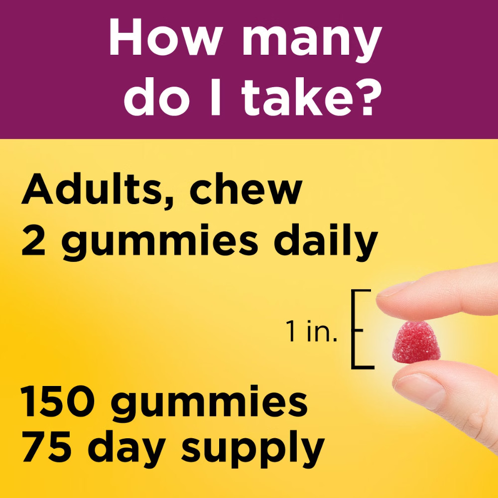 Nature Made Multi for Her + Omega-3 Gummies – Lemon, Orange & Strawberry