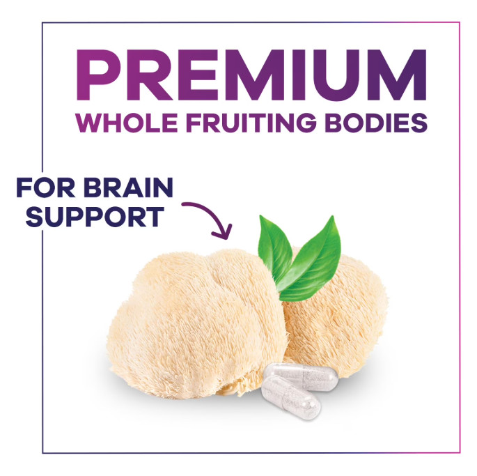 ( 2 pack ) Lions Mane 10,000mg Lion?s Mane Supplement Capsules for Memory