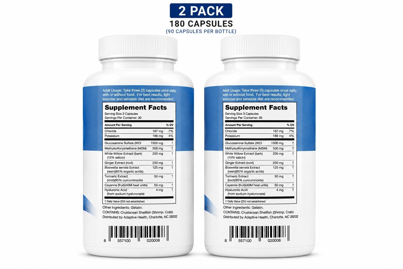 Instaflex Joint Support Dietary Supplement – 90 Capsules (Pack of 2)
