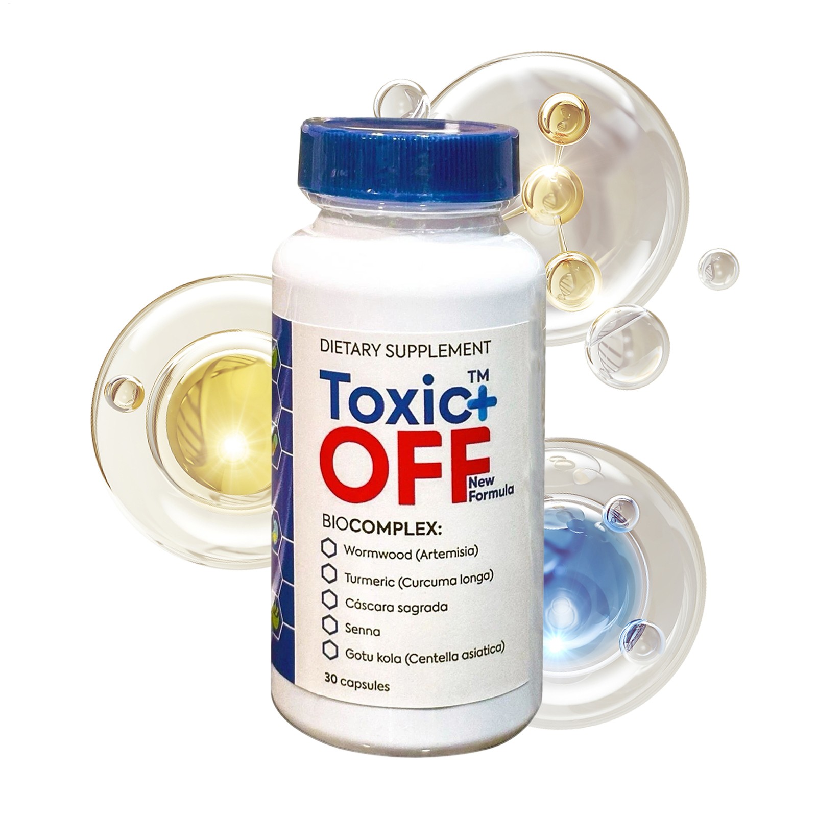 Off Toxic Plus 30 Capsules 1 Month Treatment New Improved Formula