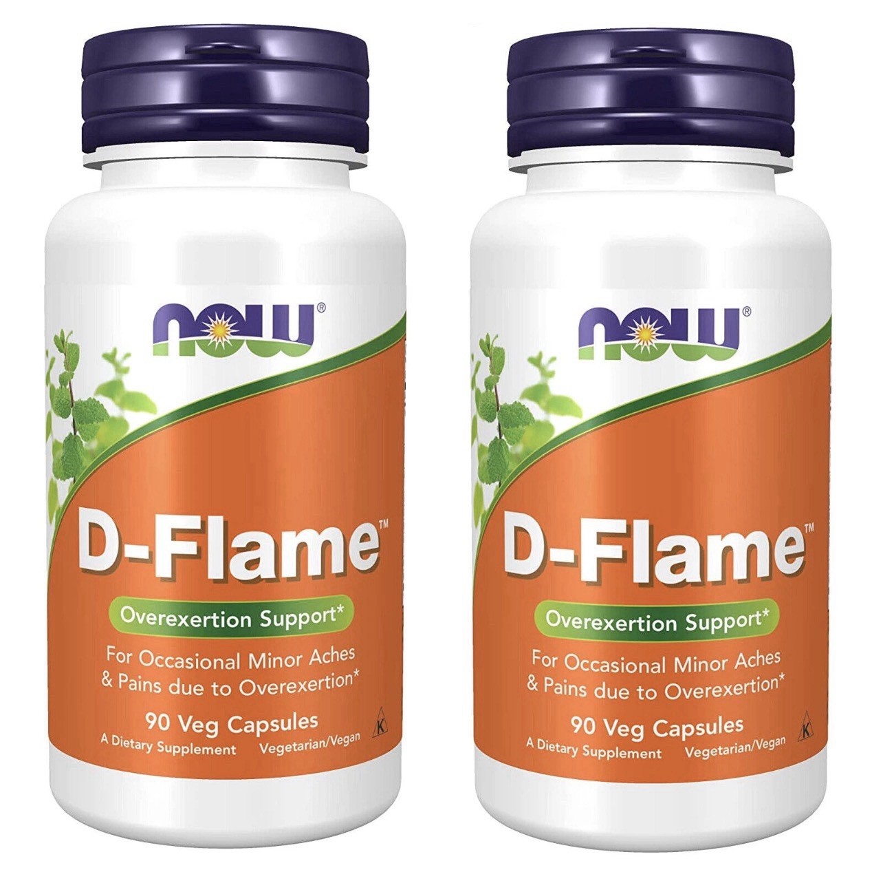 NOW FOODS D-Flame – 90 Veg Capsules*****2 PACK*******