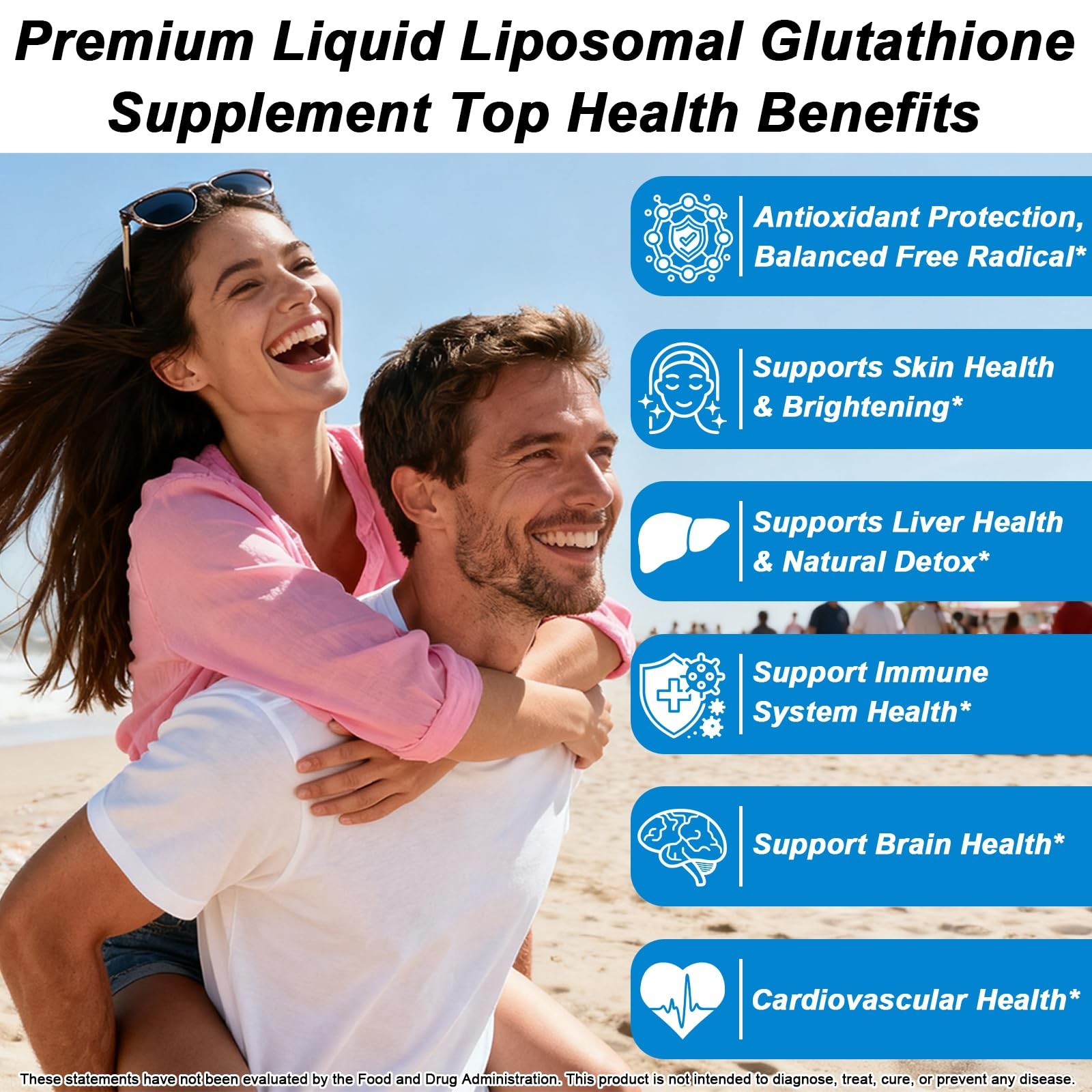 Liposomal Glutathione, Extra Strength Glutathione 2 Fl Oz (Pack of 1)