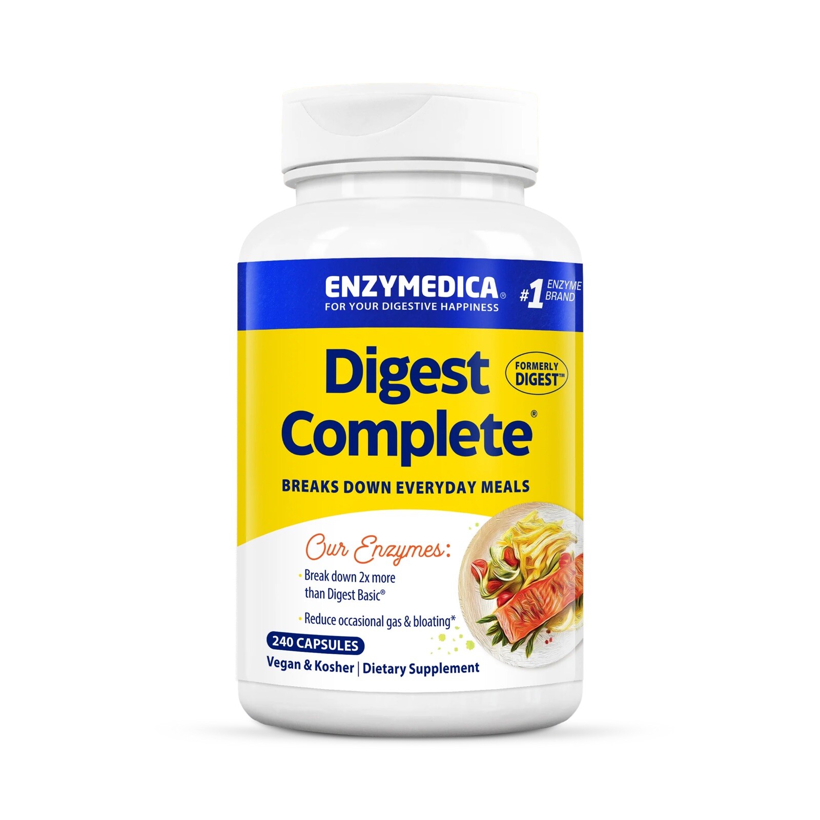 Enzymedica Digest Gold 240 Capsules EXP: 08/2025