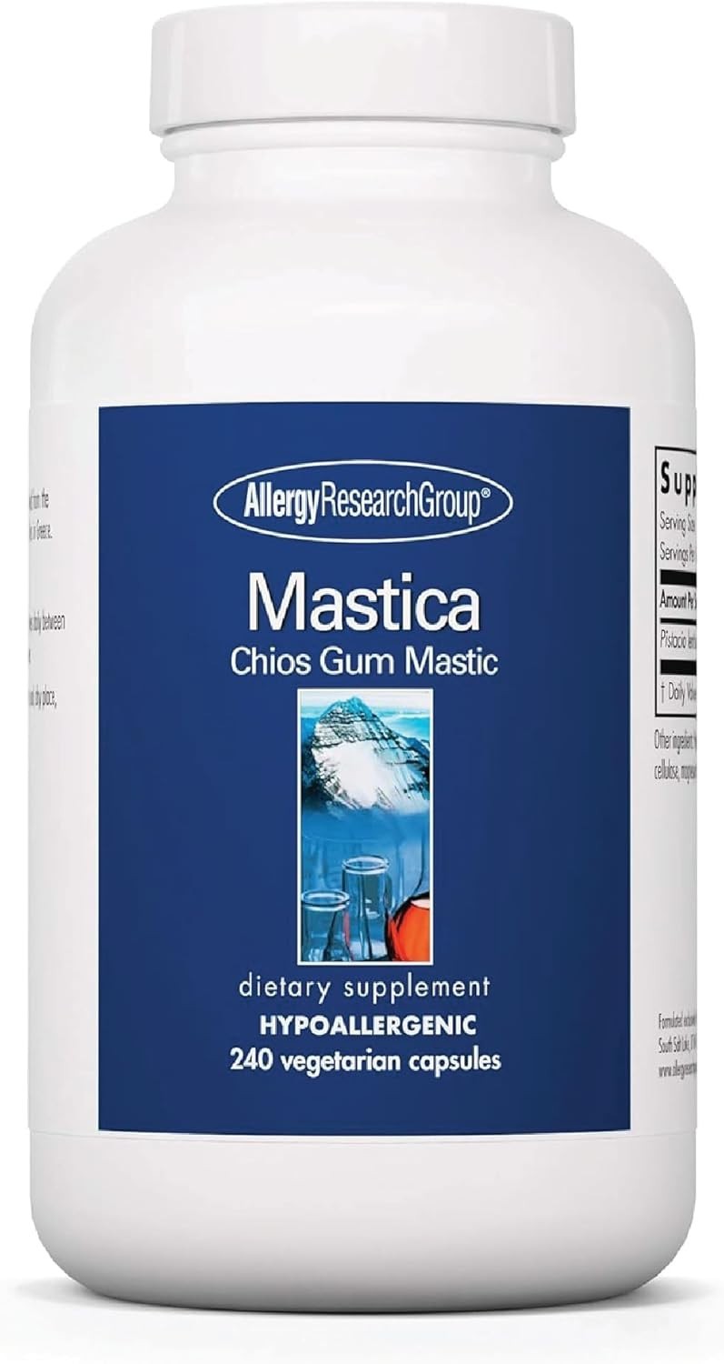Mastica – Mastic Gum Capsules, Digestive Health Supplement for Adults, Mastic…