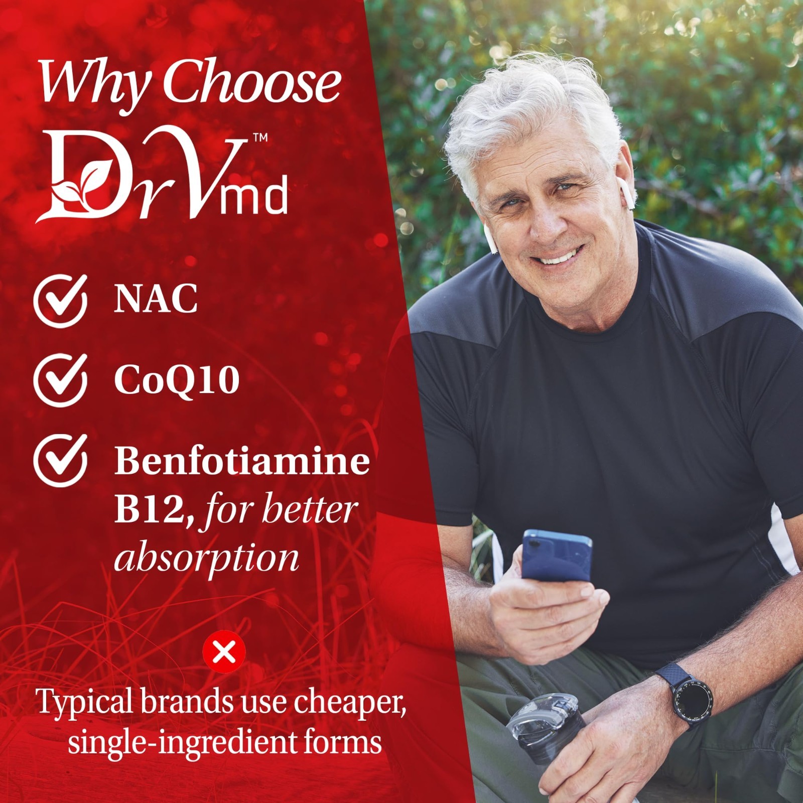 Circulation & Blood Flow Support – CoQ10, Betaine, Benfotiamine, NAC, B-Complex