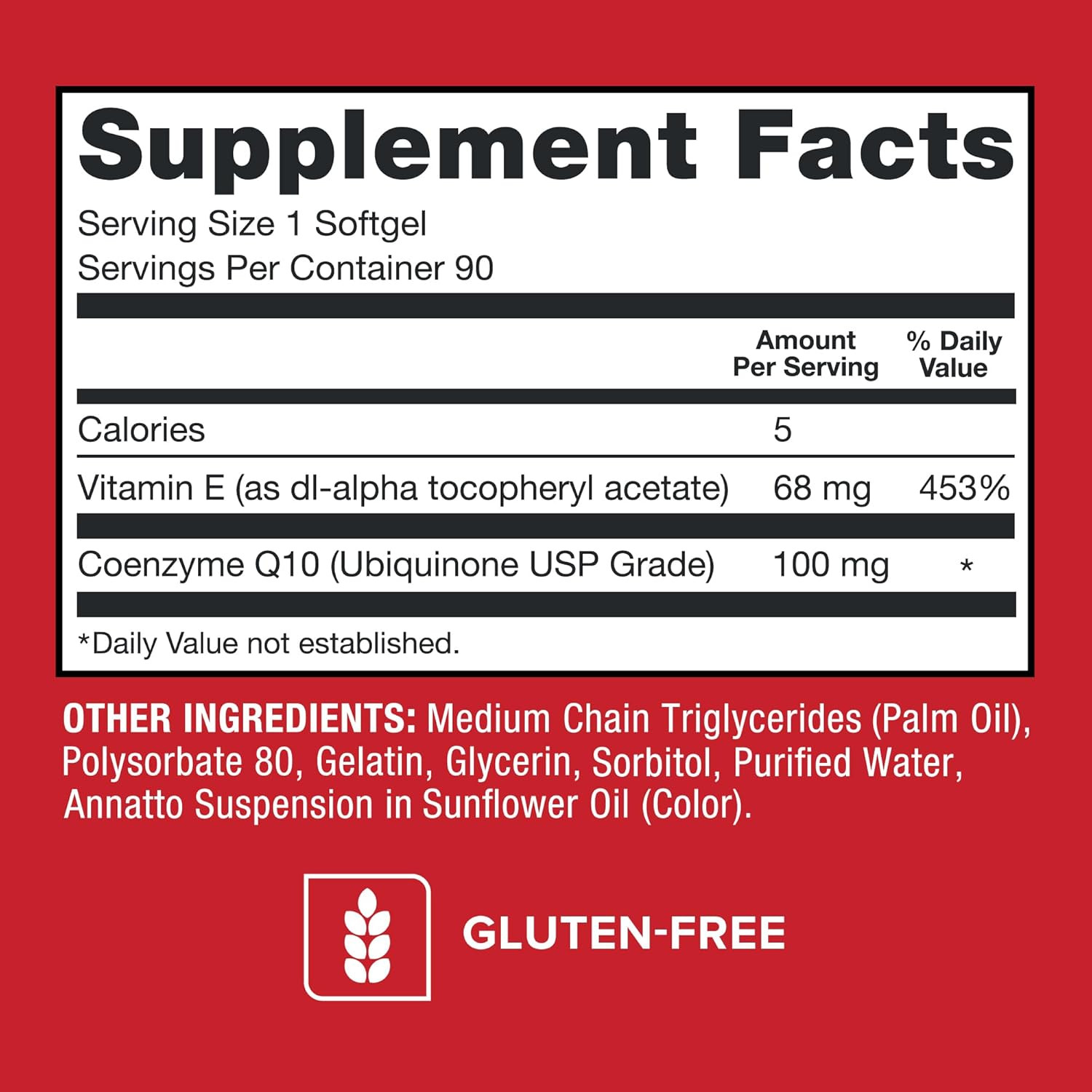 Qunol Ultra Coq10 100Mg Softgels- 3X Better Absorption, Antioxidant for Heart He
