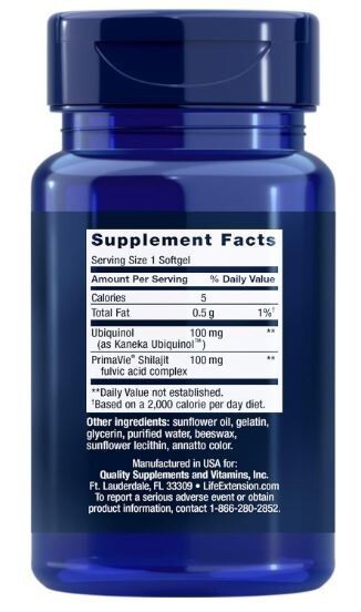 Super Ubiquinol CoQ10 100mg Enhanced Mitochondrial Support 60SGs