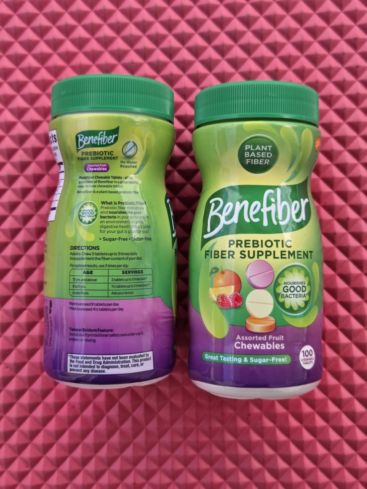 2PK- Benefiber Prebiotic Fiber Supplement, 200 Total Tablets, Exp. 06/2028