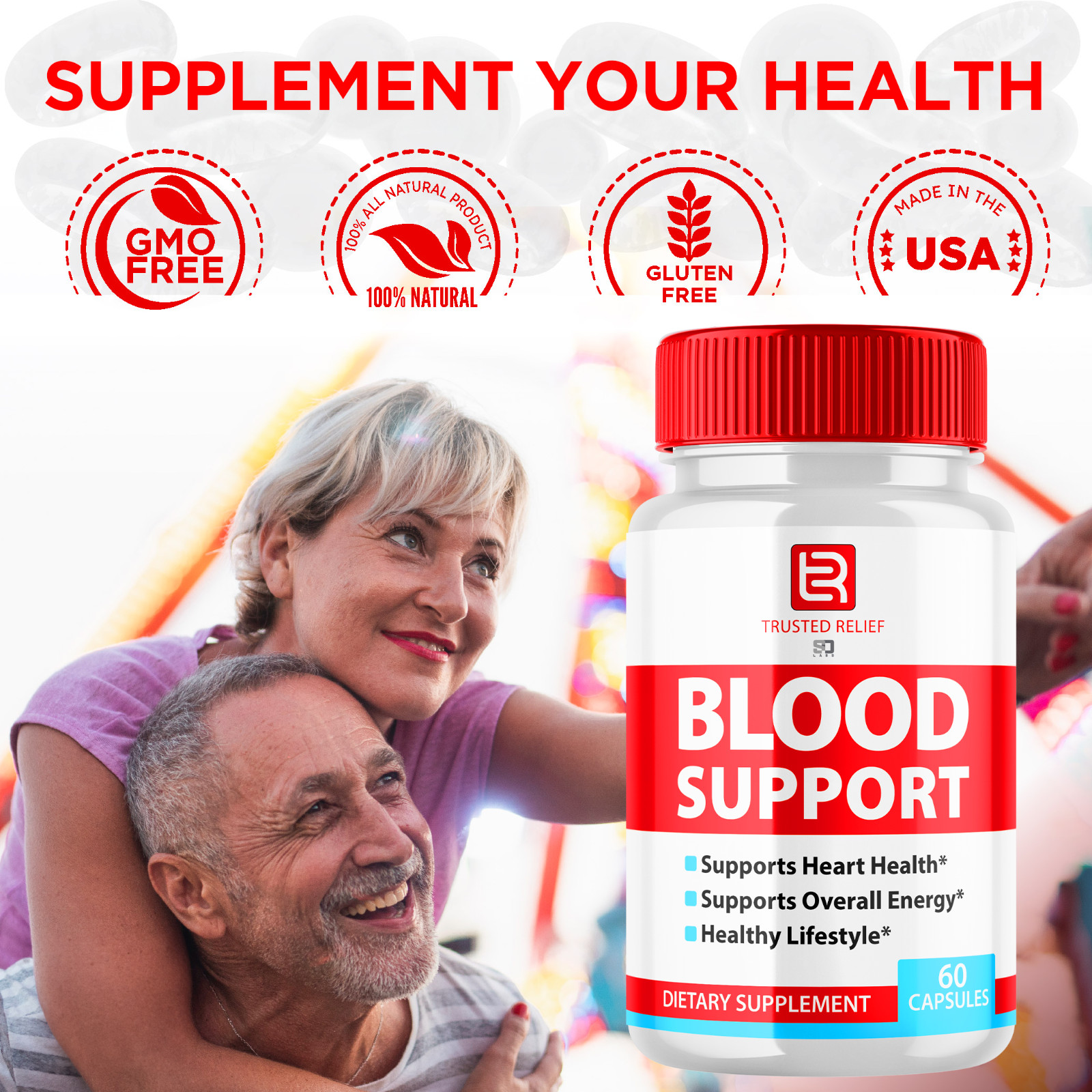 (3 Pack) Trusted Relief Pills – Blood Sugar Health Support Formula, 180 Capsules