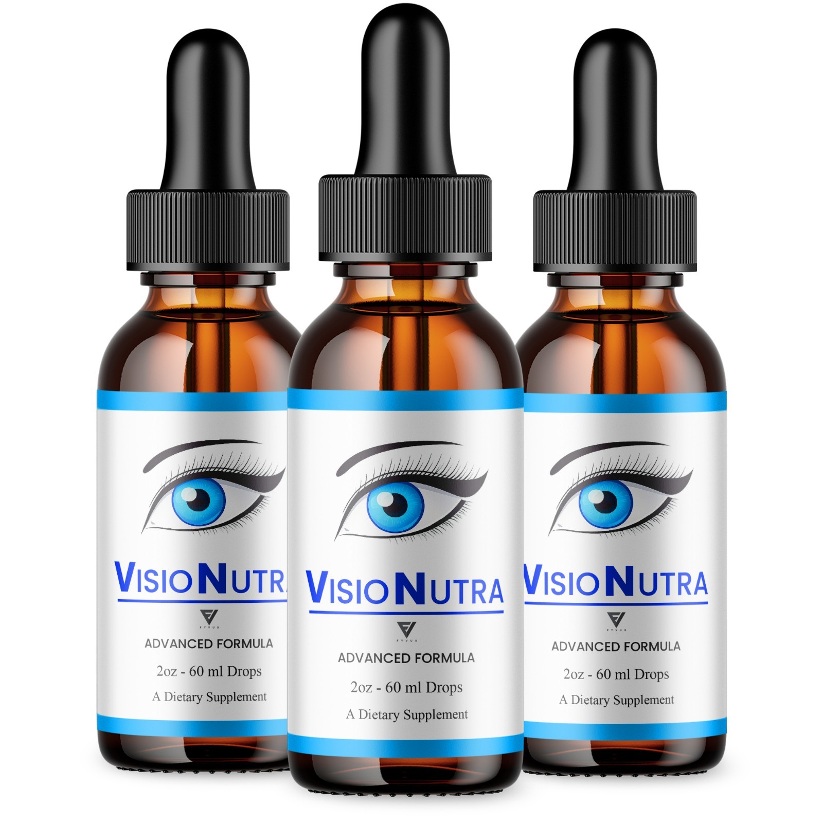 (3 Pack) Visio Nutra Advanced Drops, Vision Nutra Eye Support (6oz)