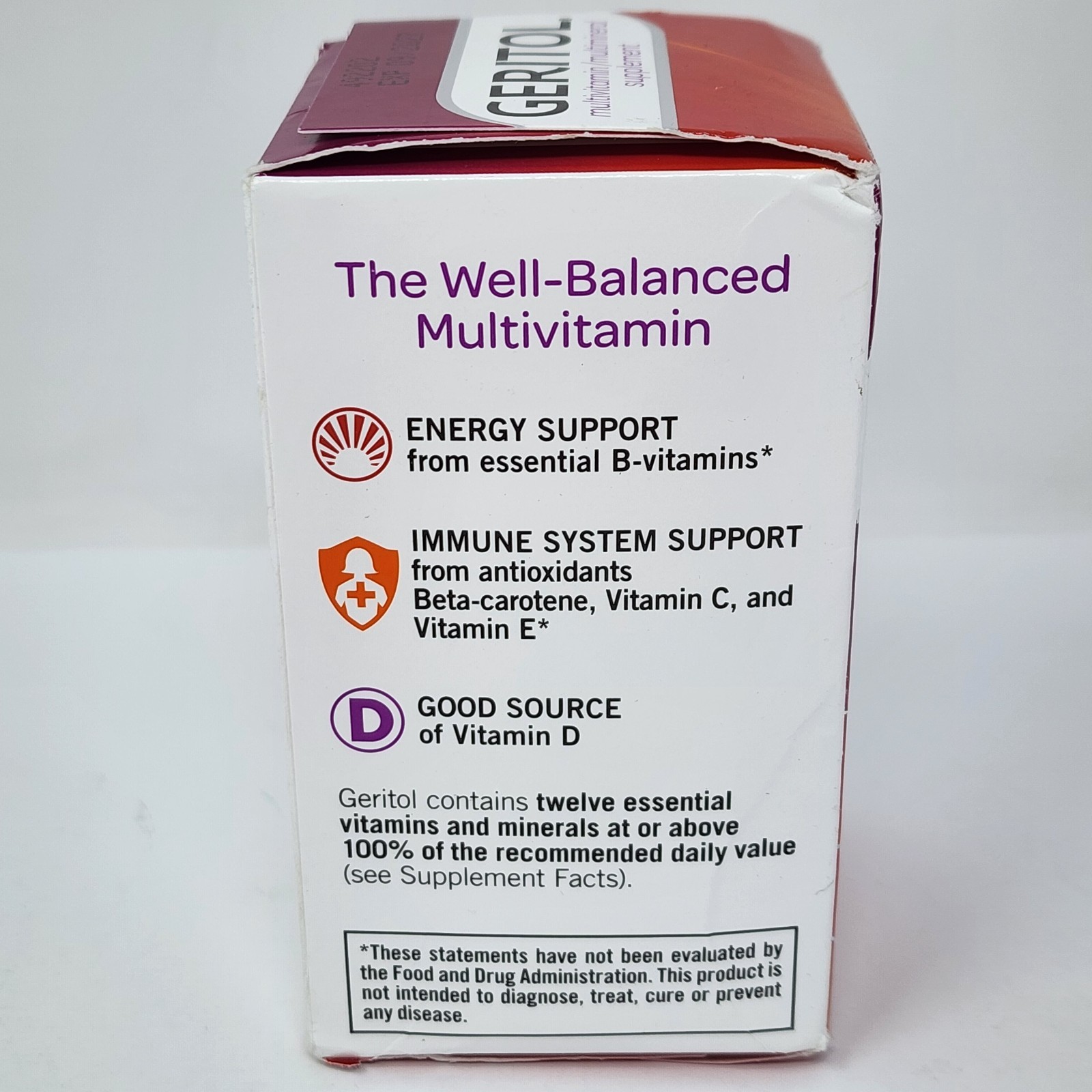 Geritol Multivitamin Multimineral Nutrition Support 100 Tabs per Bottle (2 Pack)