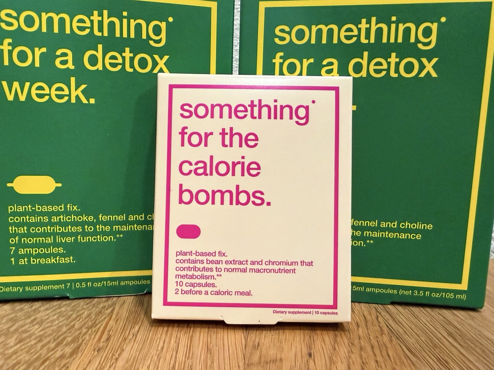 Biocol Labs Something For A Detox Week + Calorie Bombs Exp. 04/2028 Lot Set Of 2