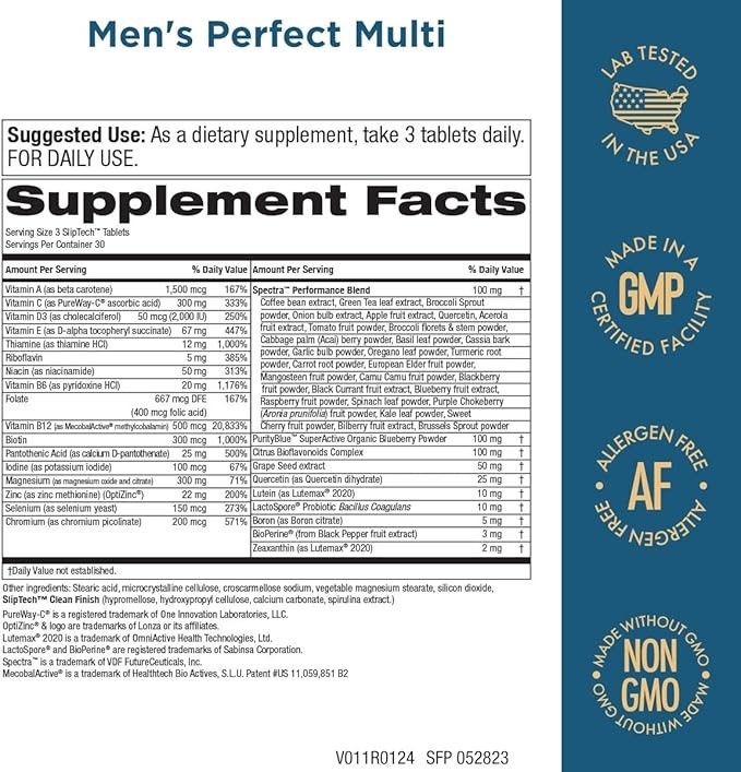 HOT HOT HOT ~~ Purity Products Men’s Perfect Multi – 90 Tablets – FREE SHIPPING