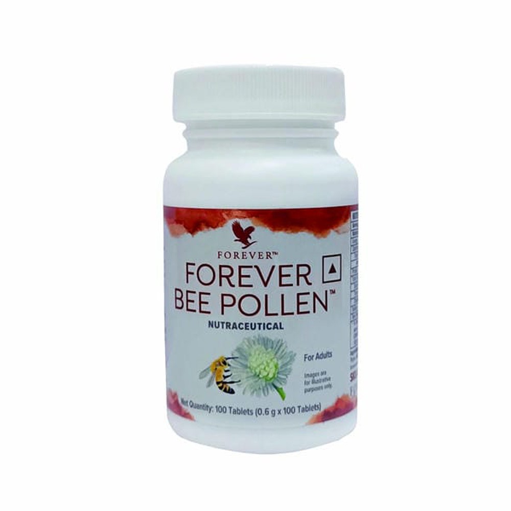 Forever Bee Pollen Natural Bee Pollen| Capsules Nutritional Supplement | 100 Tab