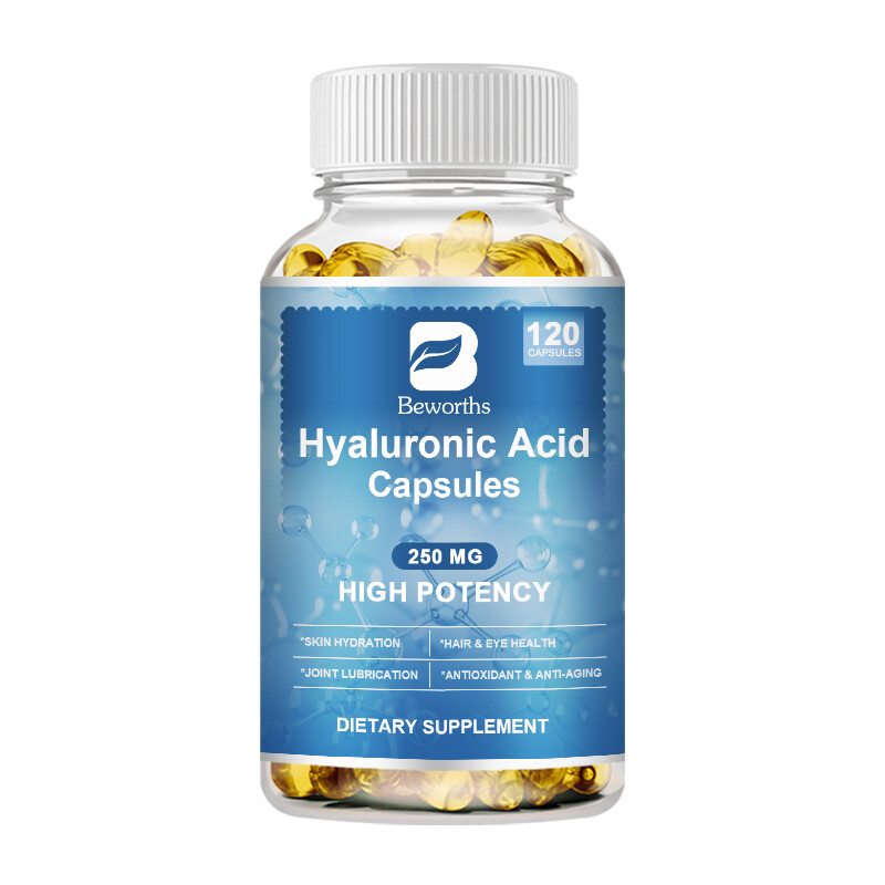Hyaluronic Acid Capsules Supplement Support Healthy Joints Help Reduce Wrinkles