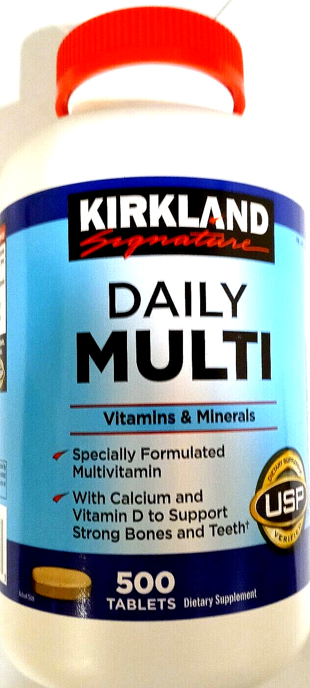 Kirkland Signature Daily Multi 500 Tablets EXP 11/2025