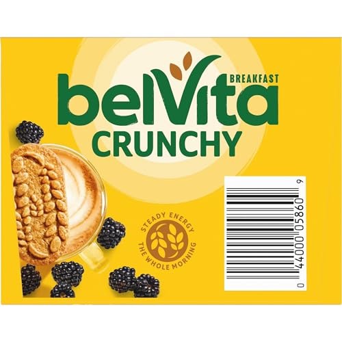 belVita Breakfast Bars Biscuits, Cinnamon Brown 21.12 Ounce (12 Pack), brown