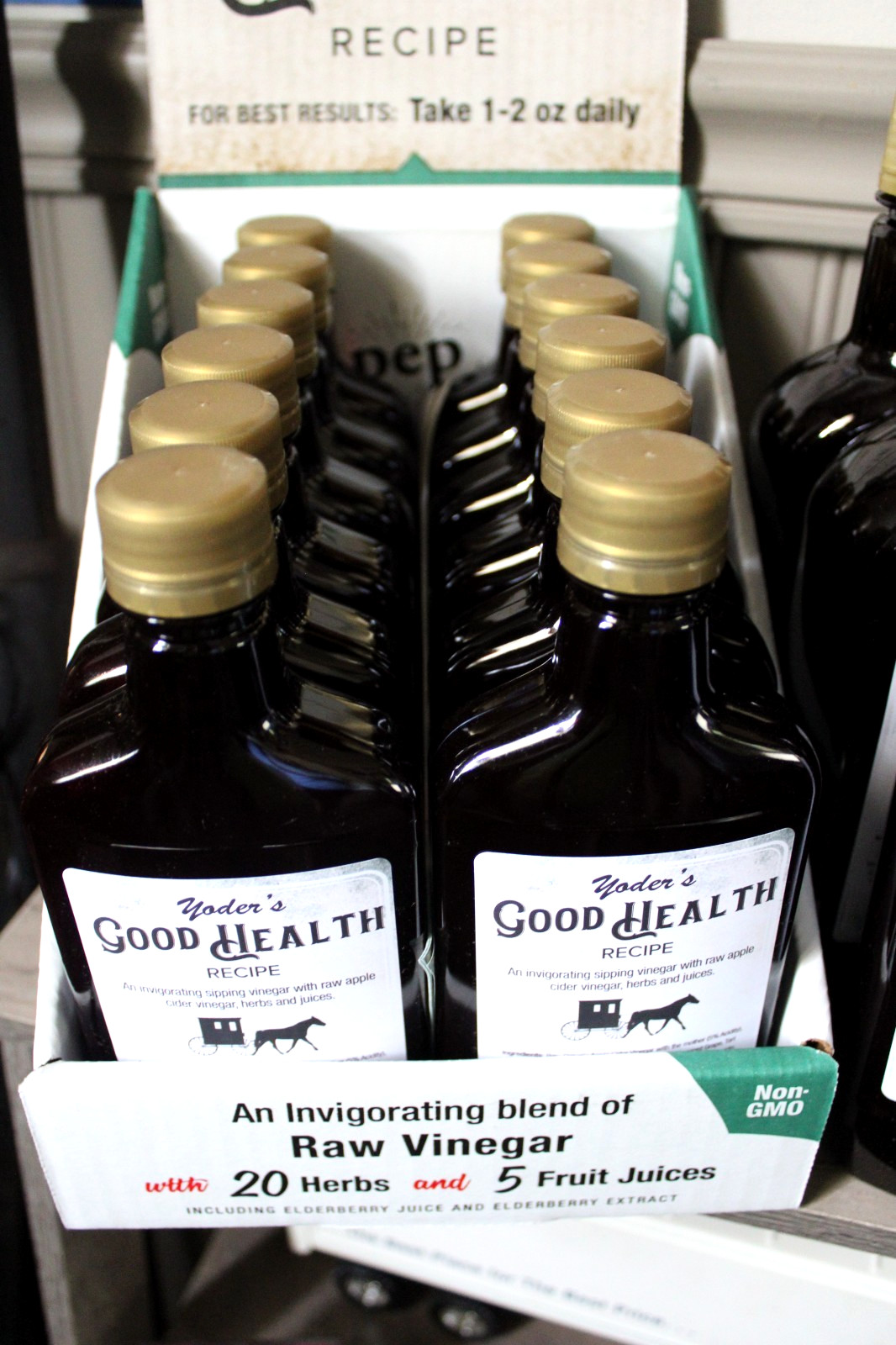 Yoders Good Health Recipe Organic Apple Cider Vinegar Immune Booster 12 Oz TONIC