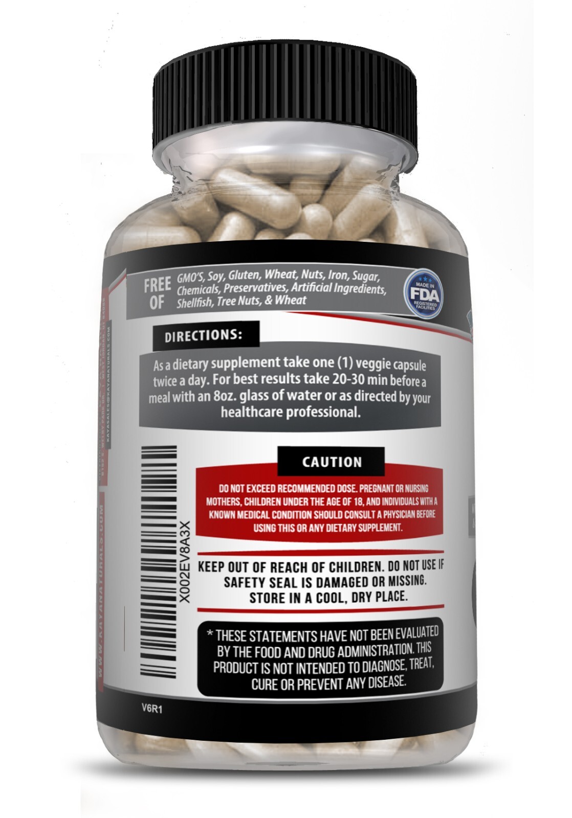 BLOOD SUGAR SUPPORT Alpha Lipoic Acid & Cinnamon 20 Herbs 120 Capsules