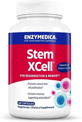 Enzymedica, Stem XCell, Enzyme and Antioxidant for Brain & Cellular 60 cap