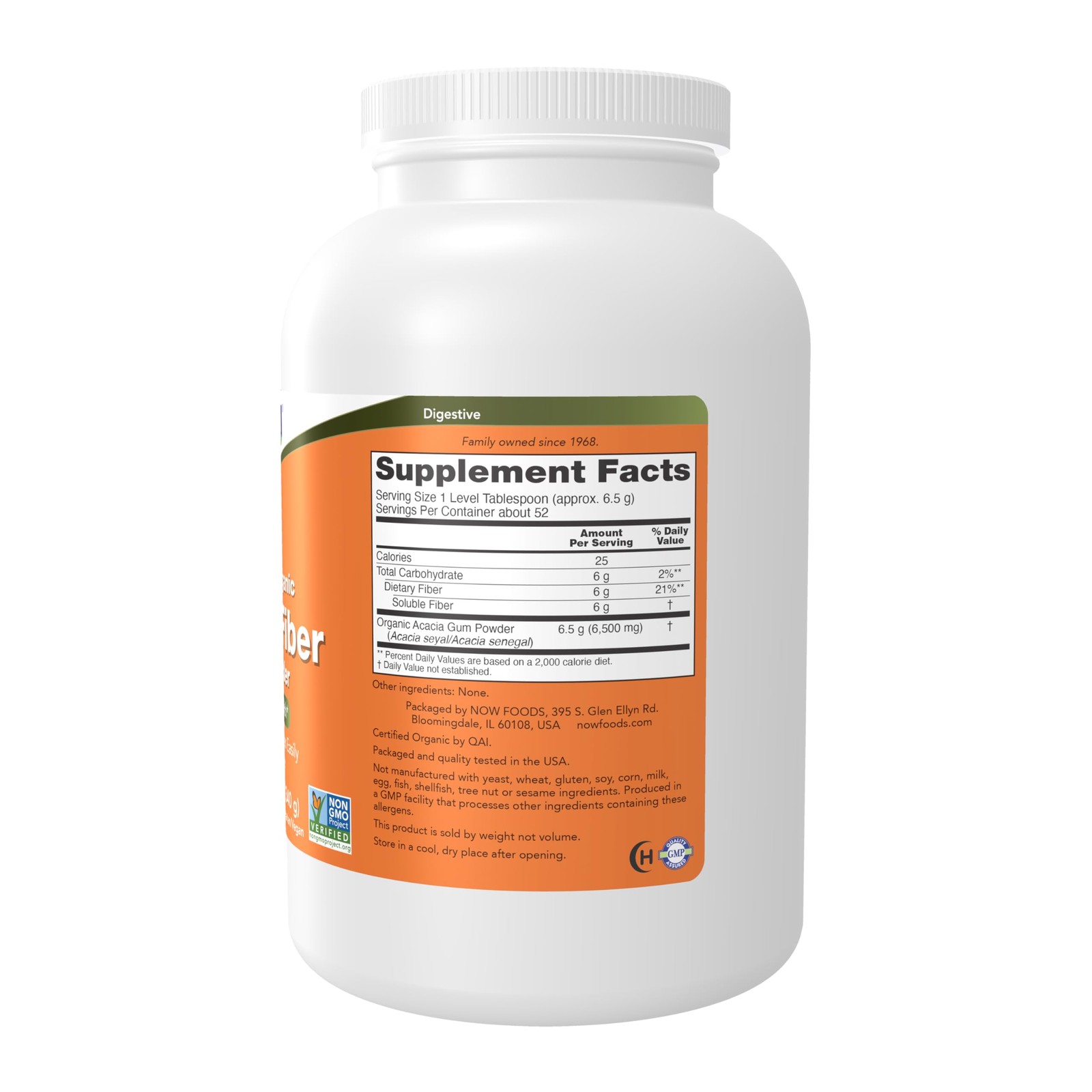 NOW Foods Supplements, Acacia Pure 12 Ounce (Pack of 1), Light Brown/Yellow