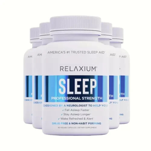 Relaxium Sleep New Natural Nutritional Nutritional Supplement for Better Sleep