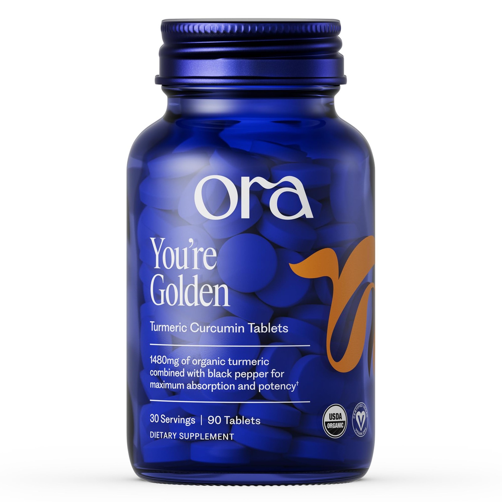 Ora Organic Turmeric Curcumin with Piperine Pure Extracts for Joint Stress a…